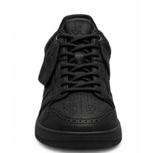 Kool Kiy Dress Low Black Leather Shoes-front