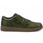 Kool Kiy Olive Leather Dress Shoes