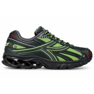 Kool Kiy Green and Black Runner Shoes