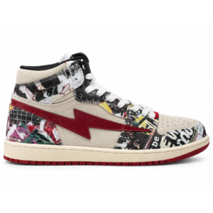 Kool Kiy Reves Maroon and Multi Color Sneakers